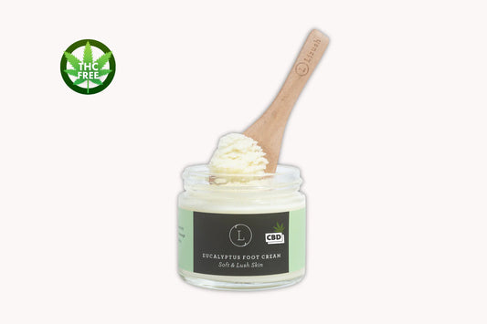 Eucalyptus Shea Butter Foot Cream with CBD