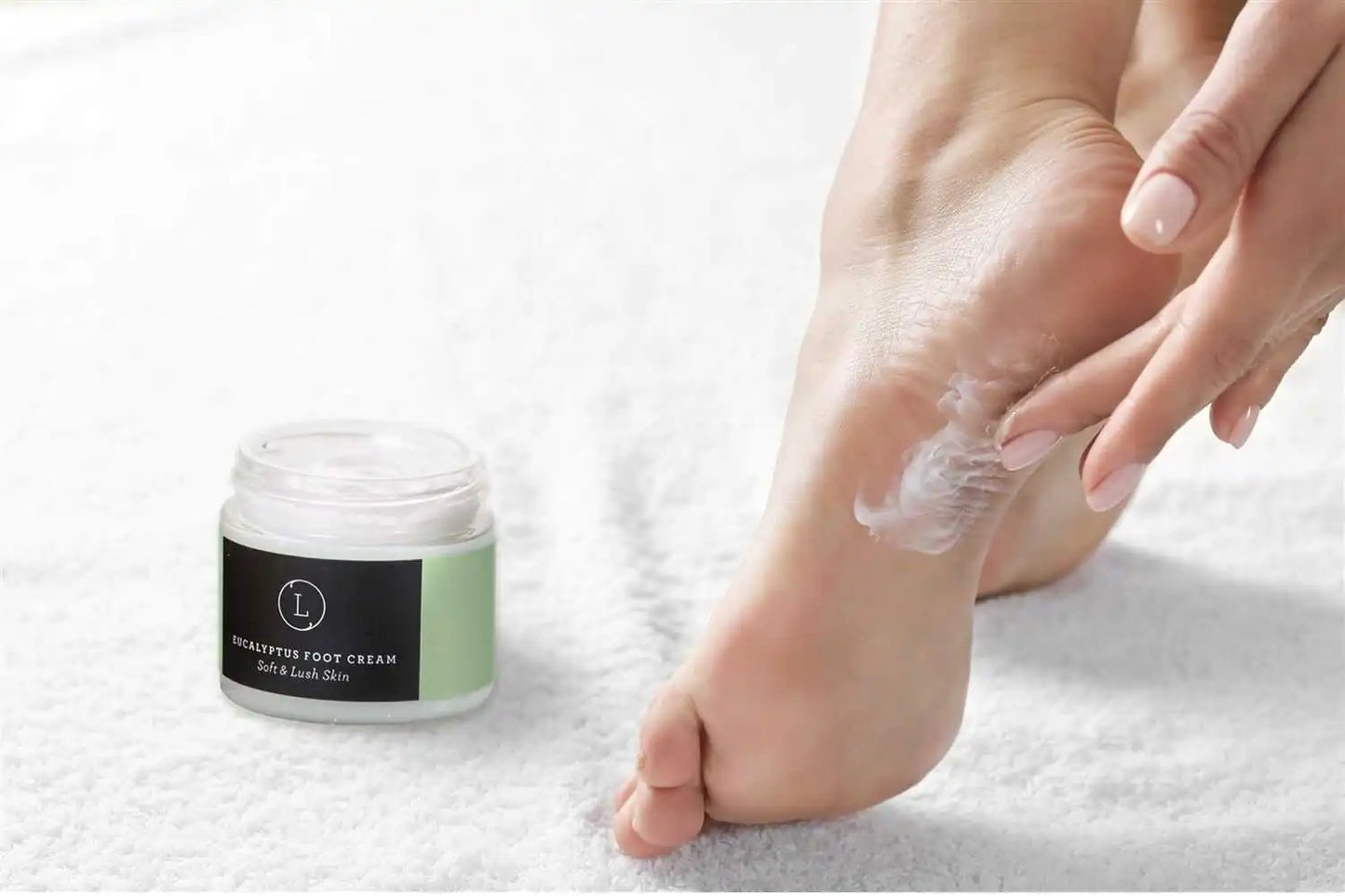 Eucalyptus Shea Butter Foot Cream with CBD