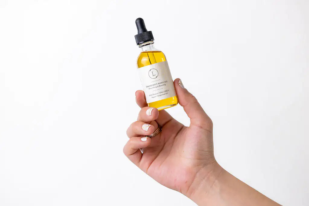 Grapefruit Moisturizing Body Oil with CBD