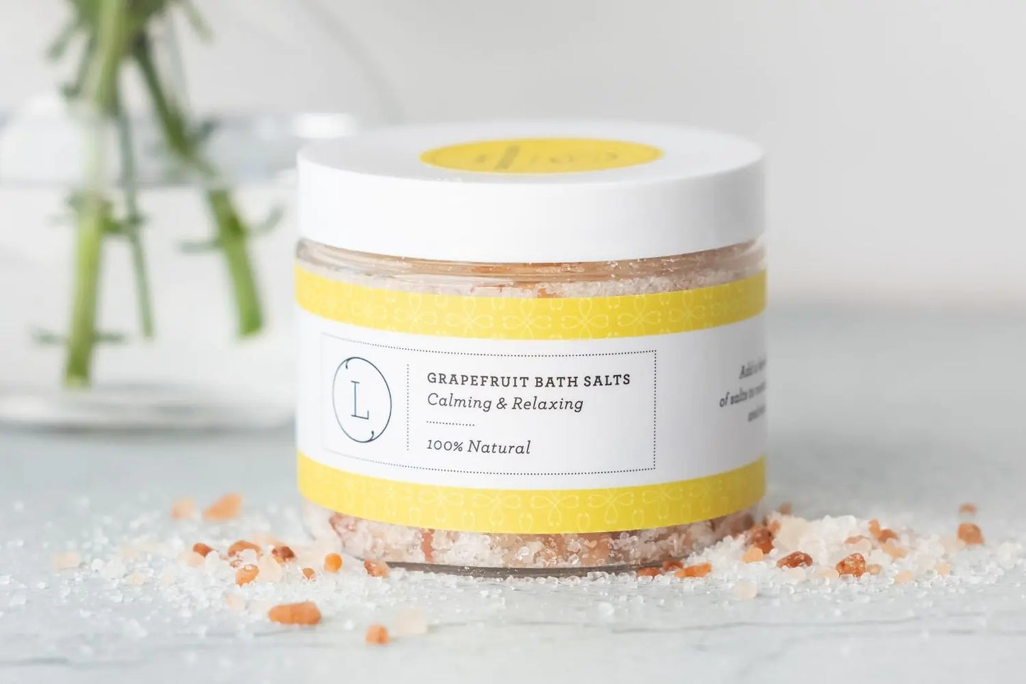 Grapefruit Bath Salt Soak with CBD