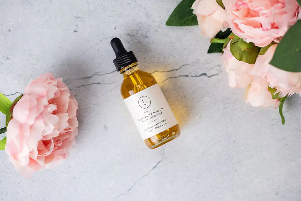 Grapefruit Moisturizing Body Oil with CBD