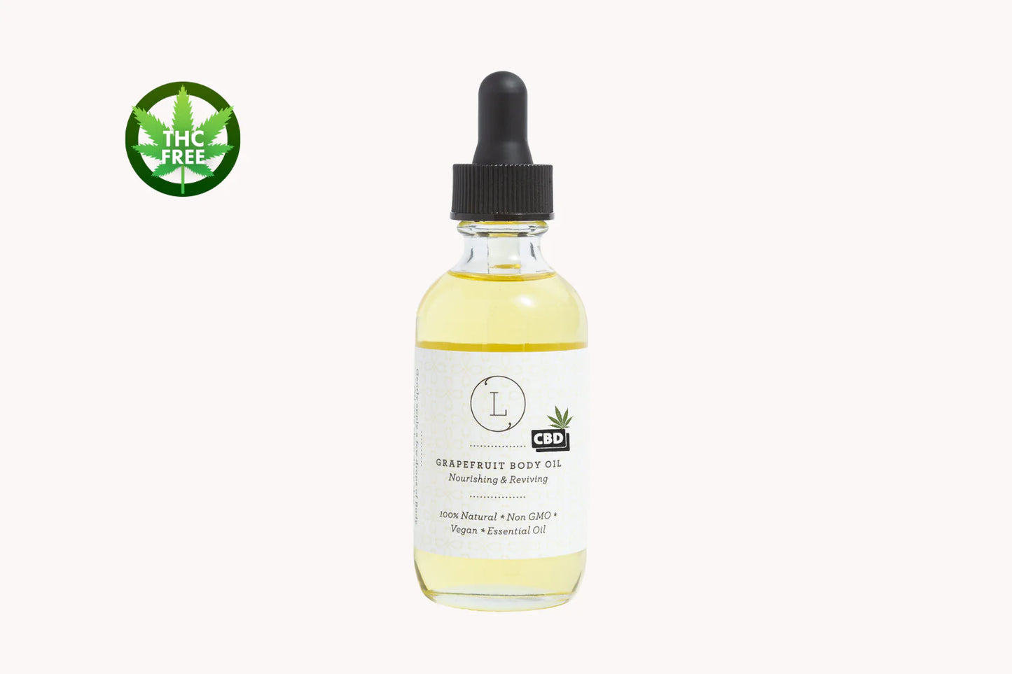 Grapefruit Moisturizing Body Oil with CBD