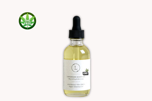 Lavender Moisturizing Body Oil with CBD